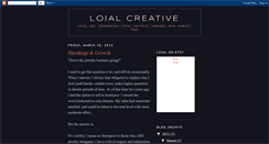 Desktop Screenshot of loialcreative.blogspot.com