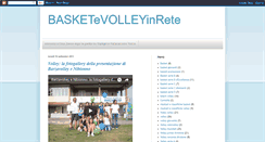 Desktop Screenshot of basketevolleyinrete.blogspot.com