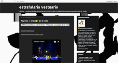 Desktop Screenshot of estrafalariavestuario.blogspot.com