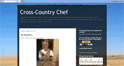 Desktop Screenshot of crosscountrychef.blogspot.com