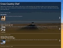 Tablet Screenshot of crosscountrychef.blogspot.com