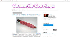 Desktop Screenshot of cosmetic-cravings.blogspot.com