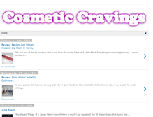 Tablet Screenshot of cosmetic-cravings.blogspot.com