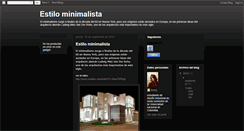 Desktop Screenshot of anny-estilominimalista.blogspot.com