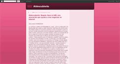 Desktop Screenshot of aldescubierto-paraunpederasta.blogspot.com