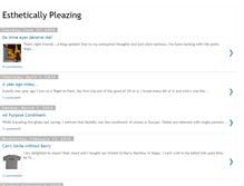 Tablet Screenshot of estheticallypleazing.blogspot.com