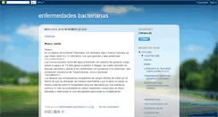 Desktop Screenshot of enfremedadesbacterianas.blogspot.com