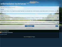 Tablet Screenshot of enfremedadesbacterianas.blogspot.com