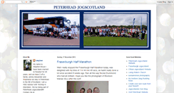 Desktop Screenshot of peterheadjogscotland.blogspot.com