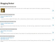 Tablet Screenshot of bloggingbroker.blogspot.com