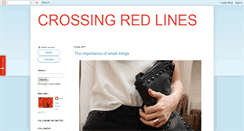 Desktop Screenshot of crossingredlines.blogspot.com