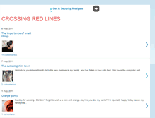 Tablet Screenshot of crossingredlines.blogspot.com