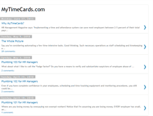 Tablet Screenshot of mytimecards.blogspot.com