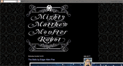 Desktop Screenshot of mightymatthewmonsterrobot.blogspot.com