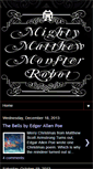 Mobile Screenshot of mightymatthewmonsterrobot.blogspot.com