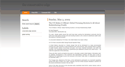 Desktop Screenshot of conservativeedge.blogspot.com