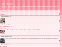 Tablet Screenshot of lollipaisley.blogspot.com