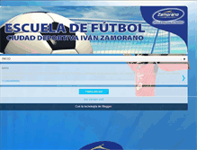 Tablet Screenshot of escuelafutbolcdiz.blogspot.com
