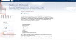 Desktop Screenshot of ajedrezenmichoacan.blogspot.com