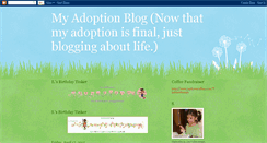 Desktop Screenshot of adoptionblogindia.blogspot.com