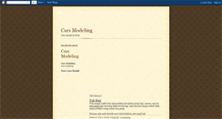 Desktop Screenshot of cars-modeling.blogspot.com