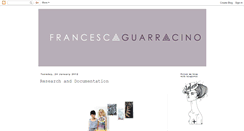 Desktop Screenshot of francescaguarracino.blogspot.com