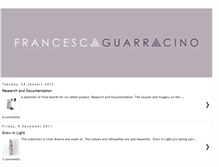 Tablet Screenshot of francescaguarracino.blogspot.com