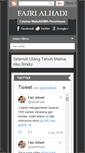 Mobile Screenshot of fajrialhadi.blogspot.com