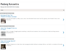 Tablet Screenshot of padang-kurusetra.blogspot.com