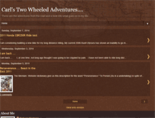 Tablet Screenshot of carlstwowheeledadventures.blogspot.com