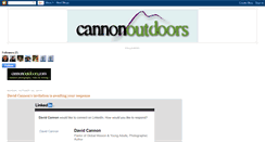 Desktop Screenshot of cannonoutdoors.blogspot.com