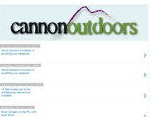 Tablet Screenshot of cannonoutdoors.blogspot.com