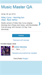 Mobile Screenshot of music-master-qa.blogspot.com