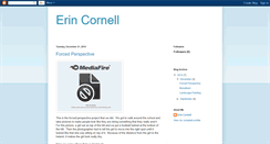 Desktop Screenshot of erincornell.blogspot.com