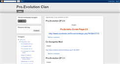 Desktop Screenshot of proevolutionclan.blogspot.com