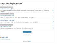Tablet Screenshot of latestlaptoppriceindia.blogspot.com