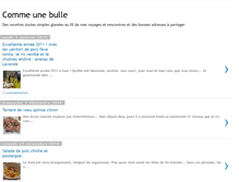 Tablet Screenshot of comme-une-bulle.blogspot.com