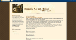Desktop Screenshot of berrimacourthouse.blogspot.com