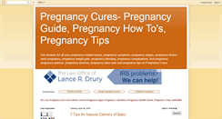 Desktop Screenshot of pregnancycures.blogspot.com