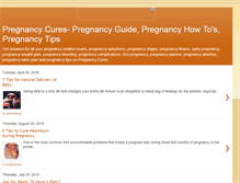 Tablet Screenshot of pregnancycures.blogspot.com