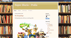 Desktop Screenshot of mario-pedia.blogspot.com