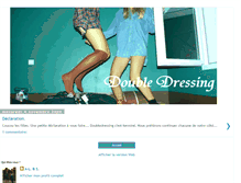 Tablet Screenshot of doubledressing.blogspot.com