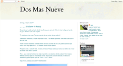 Desktop Screenshot of dosmasnueve.blogspot.com