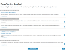 Tablet Screenshot of pacosantosinvestigasobreperiana.blogspot.com