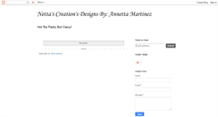 Desktop Screenshot of nettascreations.blogspot.com