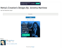 Tablet Screenshot of nettascreations.blogspot.com