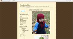 Desktop Screenshot of crochetpalitos.blogspot.com