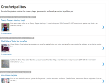 Tablet Screenshot of crochetpalitos.blogspot.com