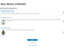 Tablet Screenshot of paul-briggs-interview.blogspot.com