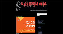 Desktop Screenshot of blackmetalsonline.blogspot.com